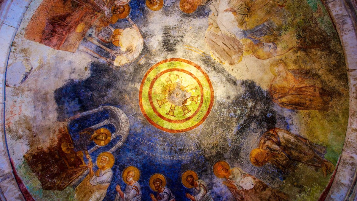 CEILING FRESCO, SAINT NICHOLAS CHURCH