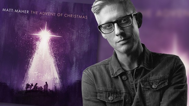 Matt Maher and the cover of his album The Advent of Christmas