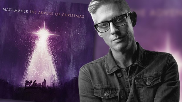 Matt Maher and the cover of his album The Advent of Christmas