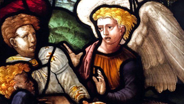 STAINED GLASS ANGEL