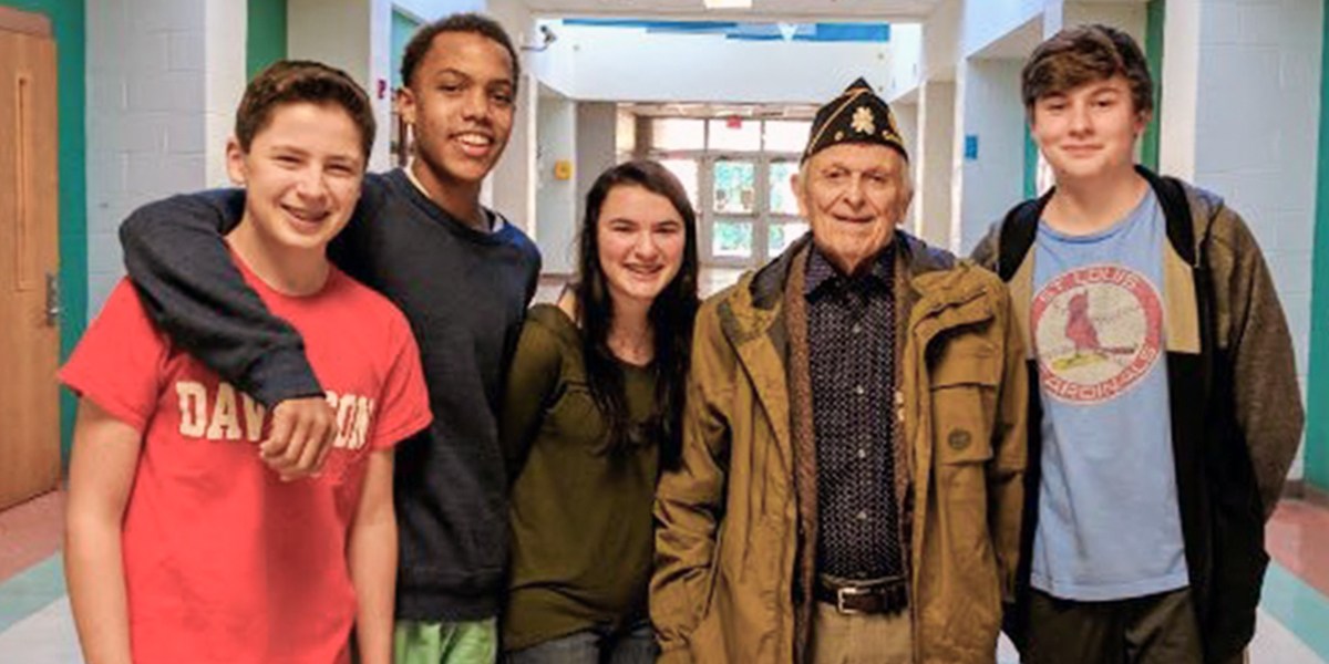 George Chall Students help WWII veterans return to France to commemorate D-Day ...