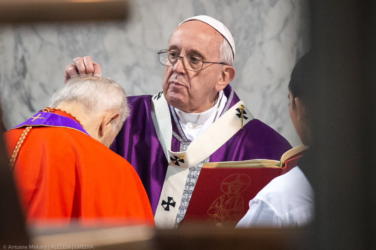 POPE FRANCIS ASH WEDNESDAY-