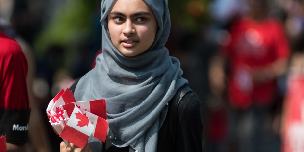 CANADA; HEAD SCARF