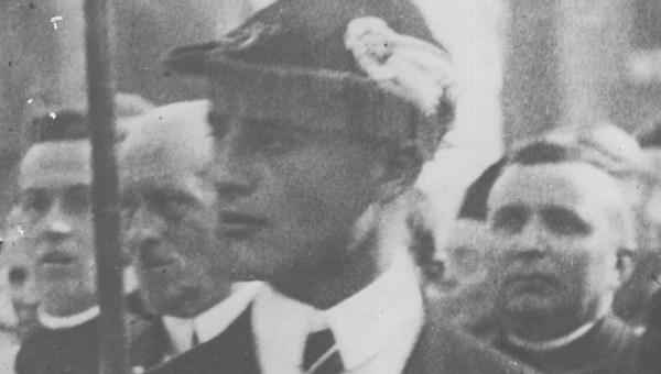 Foto poco conosciuta di Pier Giorgio Frassati, 1924