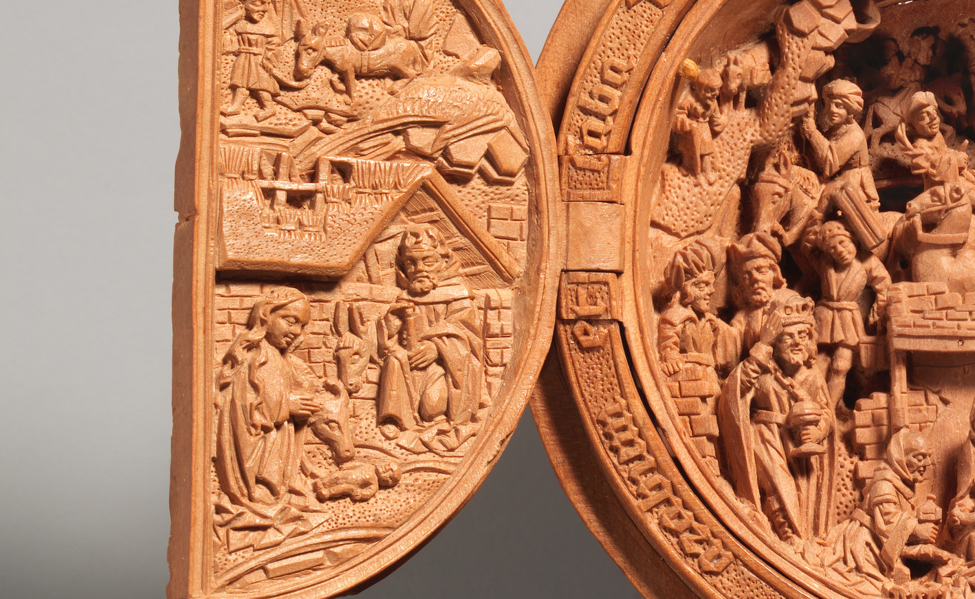 NETHERLANDS; ROSARY BEAD; CARVED