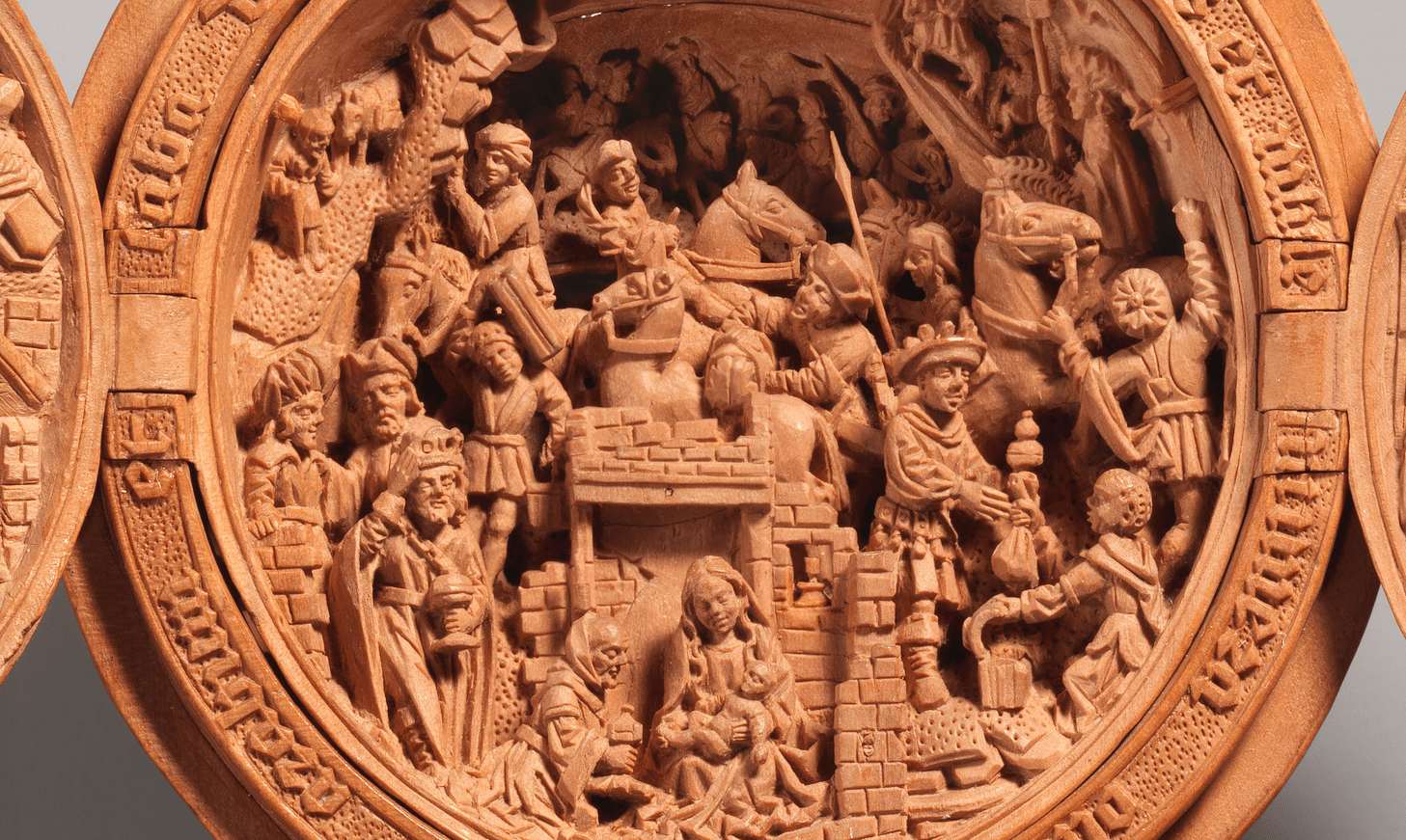 NETHERLANDS; ROSARY BEAD; CARVED