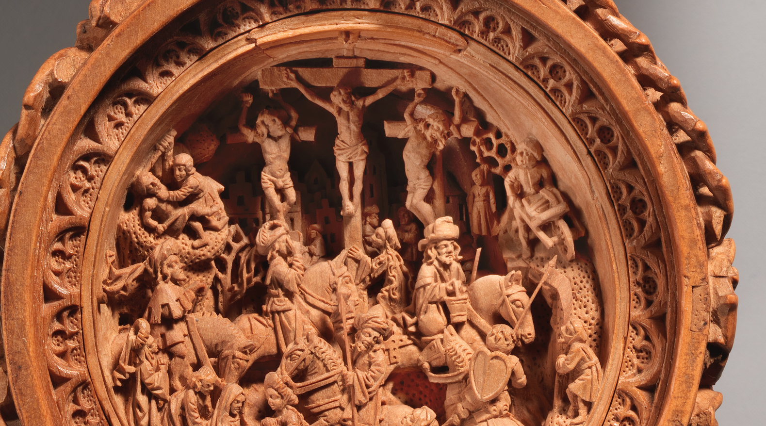 NETHERLANDS; ROSARY BEAD; CARVED