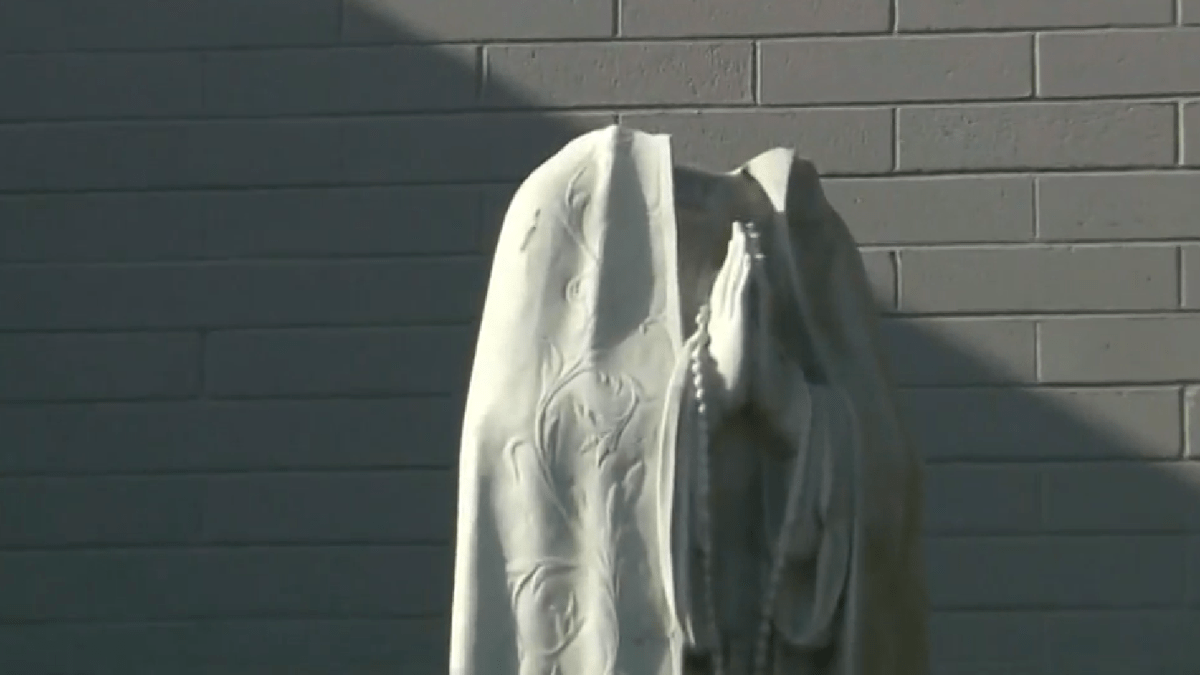 Mary statue