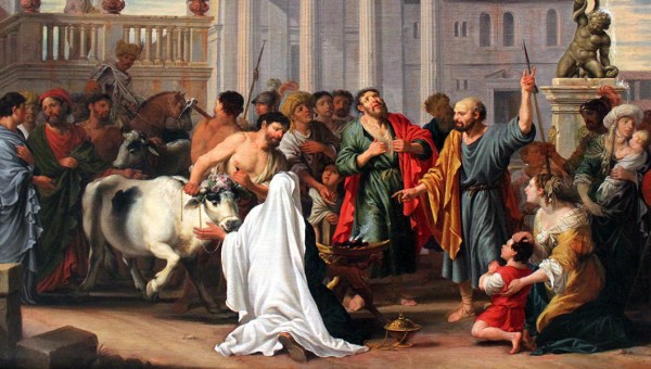 Paul and Barnabas in Lystra