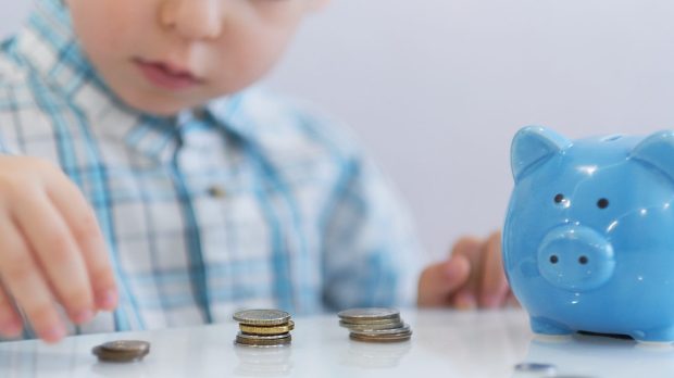 child money piggy bank