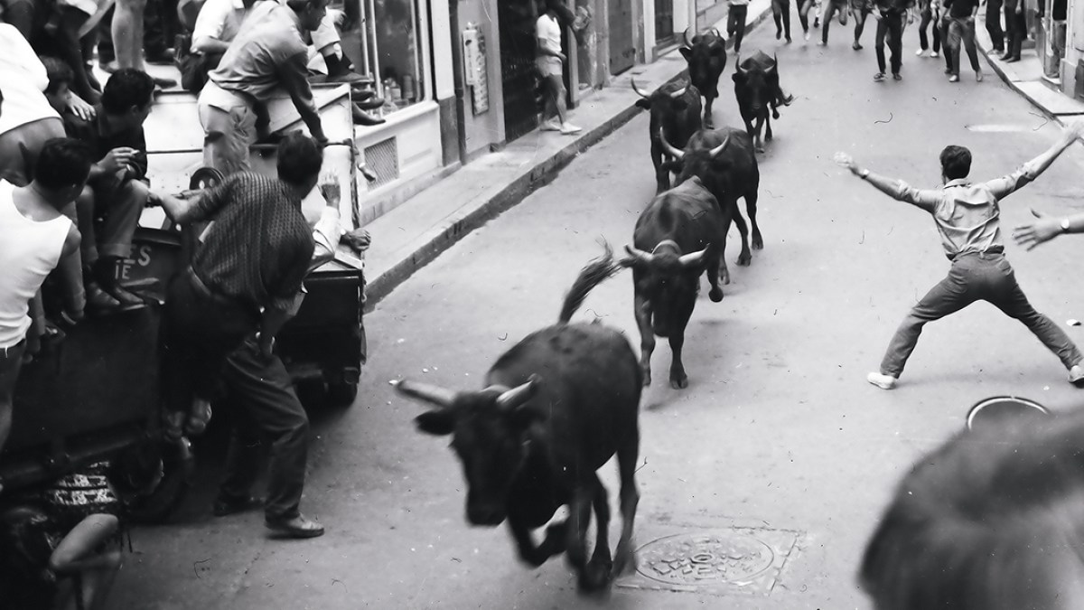 RUNNING OF THE BULLS
