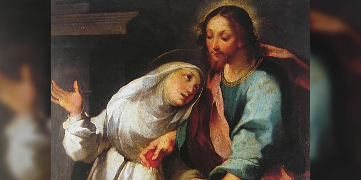 Jesus actually gave this saint His heart, after leaving her without ...