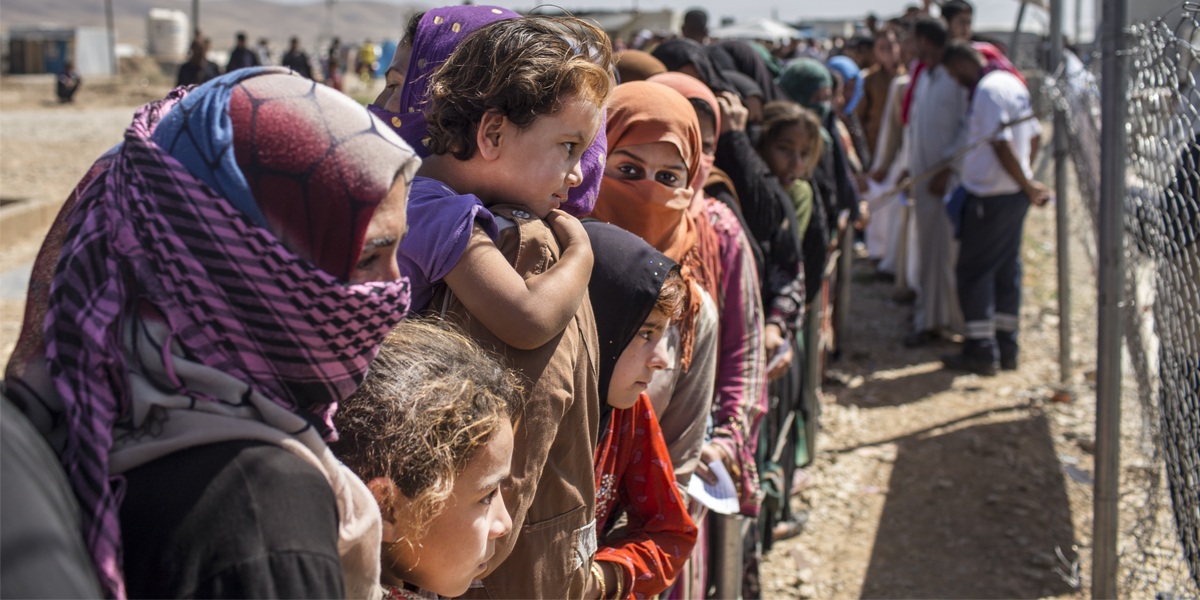 camp de réfugiés en Irak