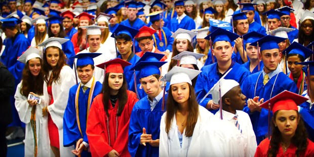 Classmates of an autistic boy amaze everyone at his graduation — Aleteia