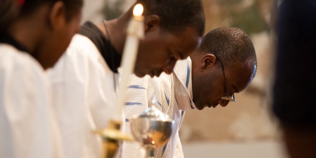 Why Catholics bow their heads at the name of Jesus