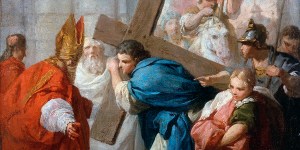 When an emperor tried to carry Jesus’ cross with great pomp, this miracle happened