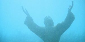 This statue of Jesus was intentionally submerged in the Mediterranean Sea