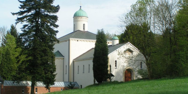 The monastery where Eastern and Western Catholic monks live together