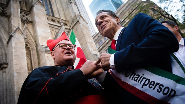CUOMO,DOLAN,NEW YORK,COLUMBUS DAY