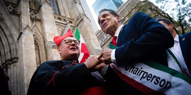 CUOMO,DOLAN,NEW YORK,COLUMBUS DAY