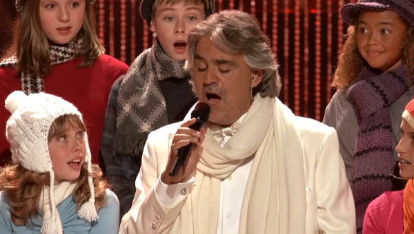 Andrea Bocelli, "Santa Claus is Coming to Town"