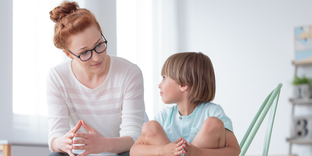 Woman - Boy - Conversation - Speak