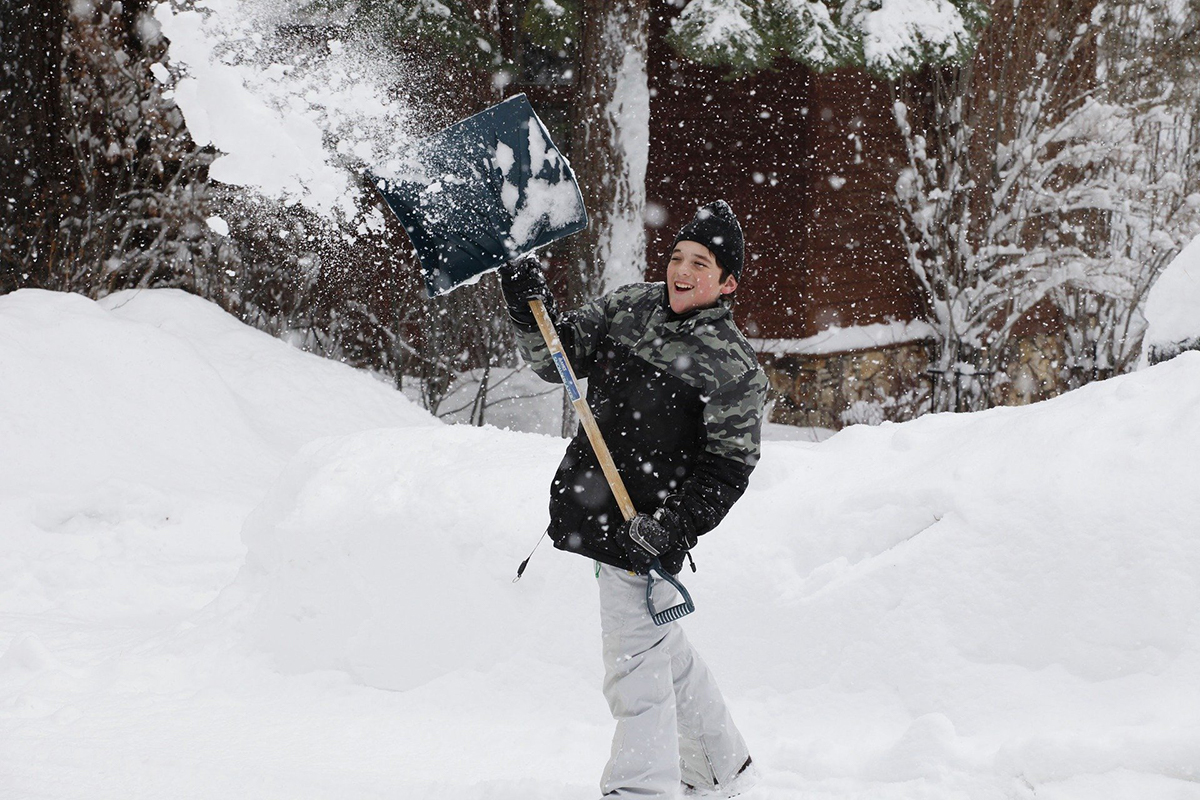 SHOVELING SNOW