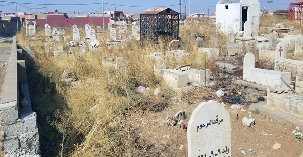 CHRISTIAN CEMETERY IN IRAQ