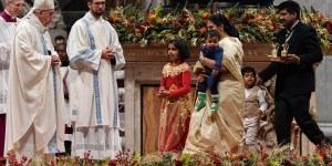 Pope begins new year calling for end to consumerism that sacrifices women&#8217;s bodies