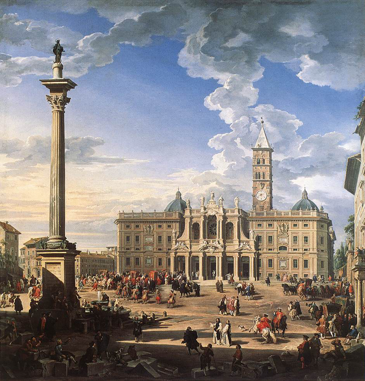 The Piazza and Church of Santa Maria Maggiore