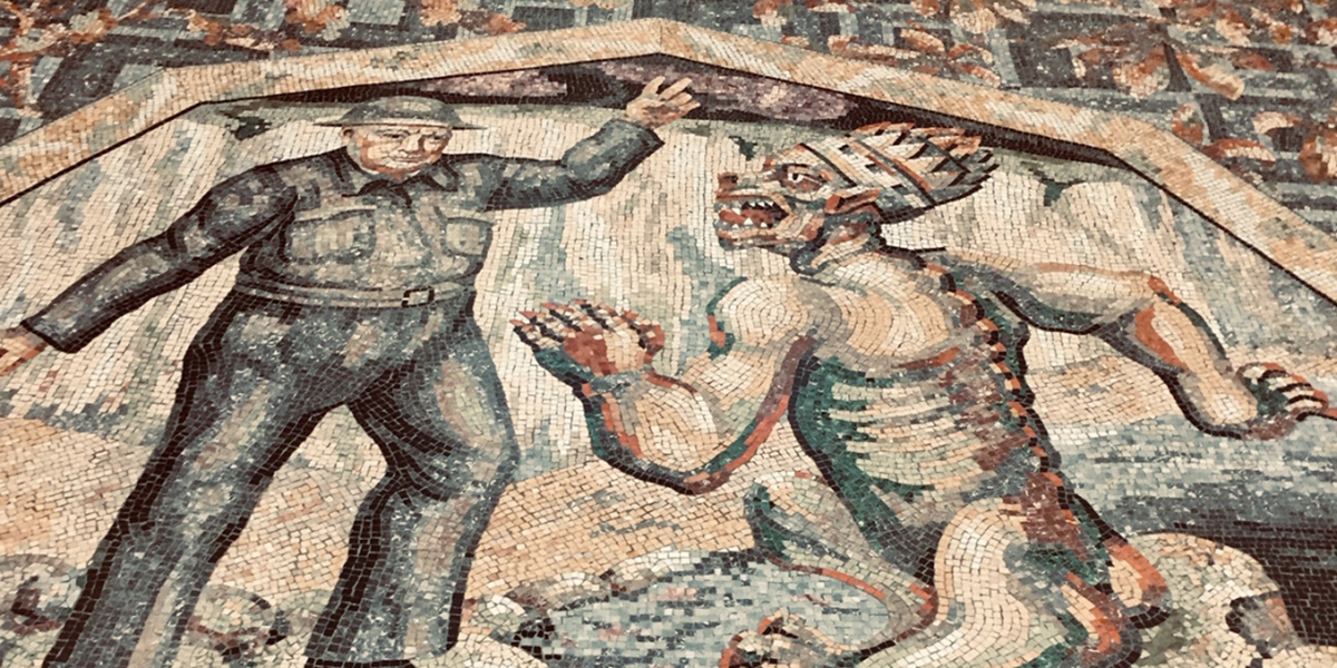 LONDON NATIONAL GALLERY MOSAIC