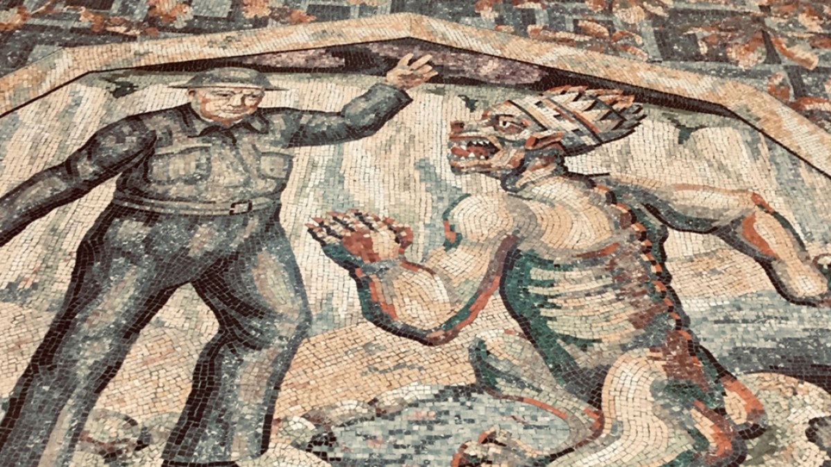 LONDON NATIONAL GALLERY MOSAIC