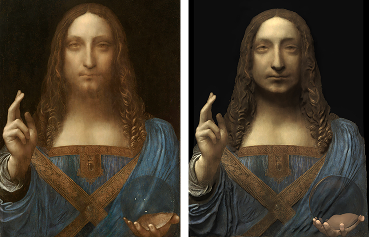 SALVATOR MUNDI OPTICAL ACCURACY STUDY