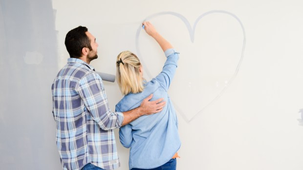 Couple, Drawing, Heart,