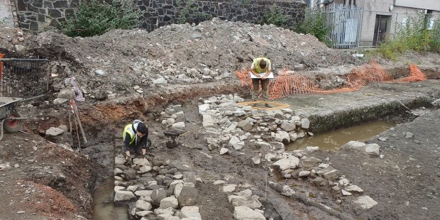 Uncovering the house of the Blackfriars in Stirling
