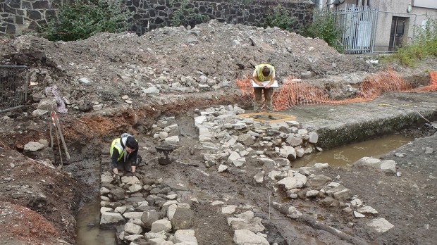 Uncovering the house of the Blackfriars in Stirling