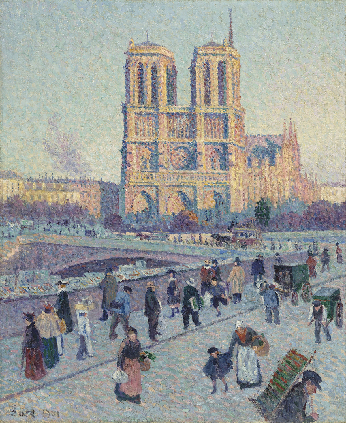 Maximilien Luce’s The Quai Saint-Michel and Notre-Dame (1901)