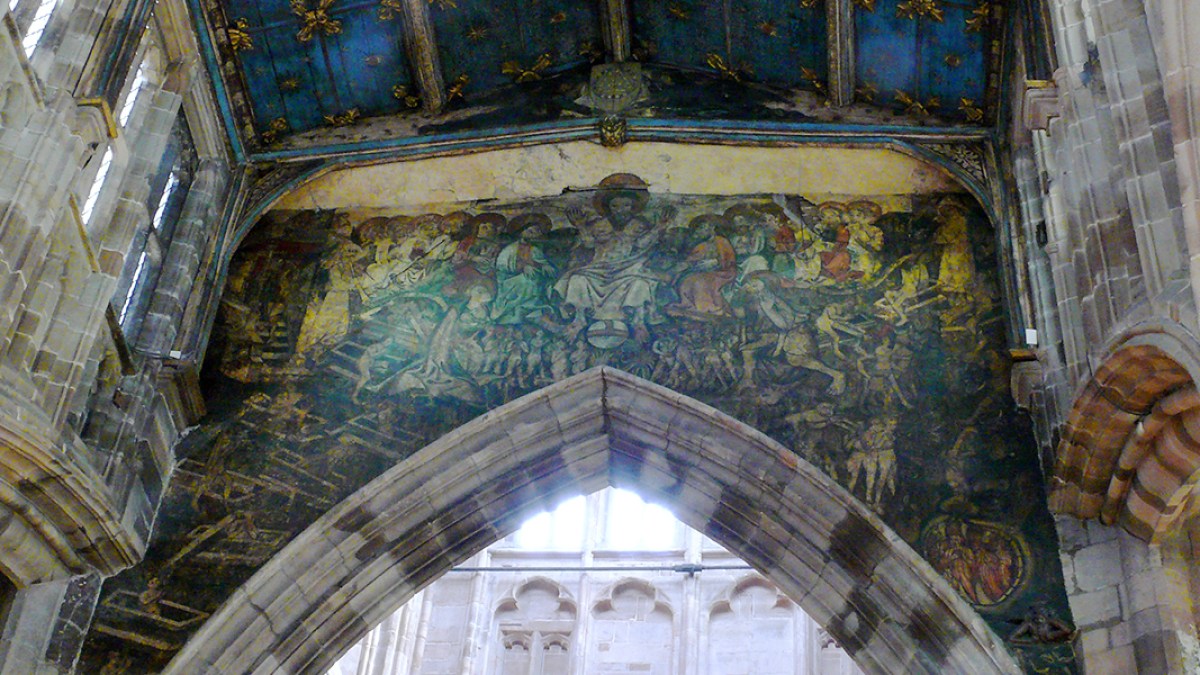 DOOM PAINTING, HOLY TRINITY CHURCH