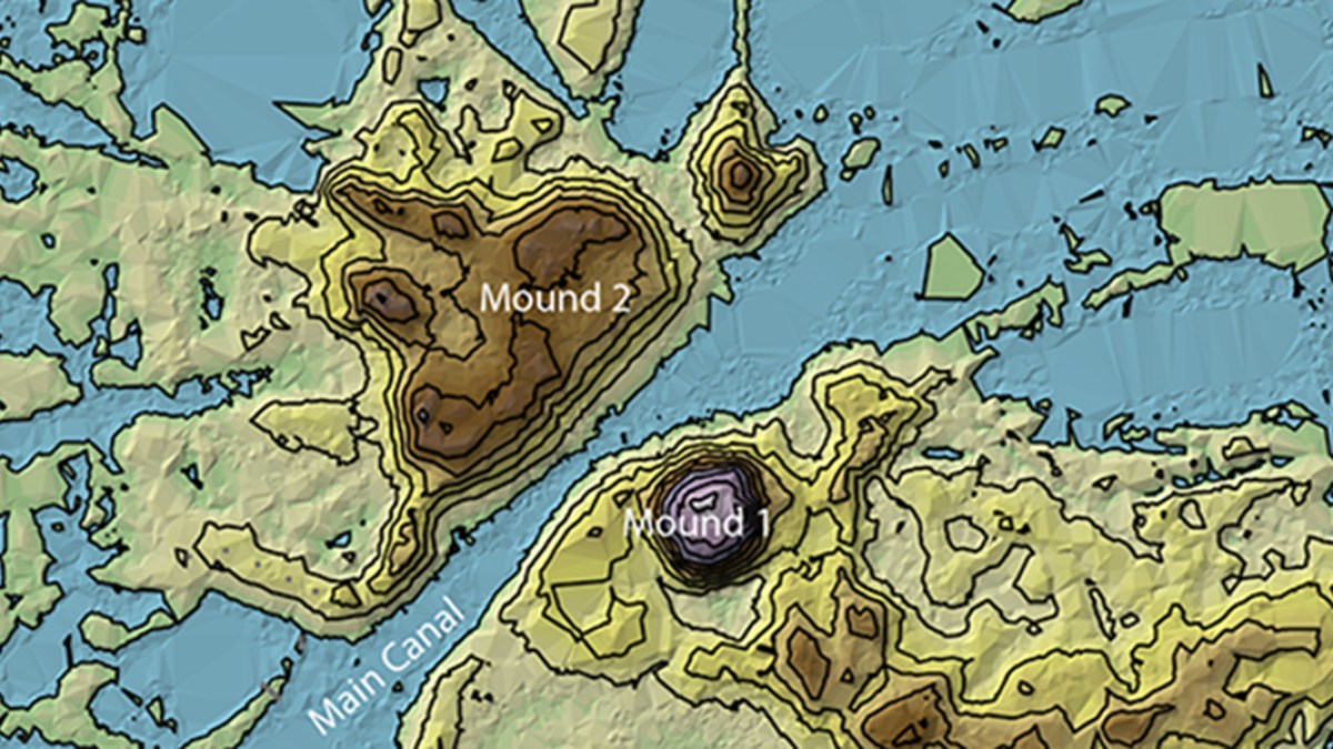 San Antón de Carlos MOUND KEY MAP