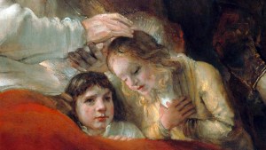 Jacob Blessing the Children of Joseph