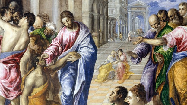 Healing the Man Born Blind - El Greco