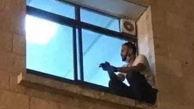 SON VISITS MOTHER AT HOSPITAL