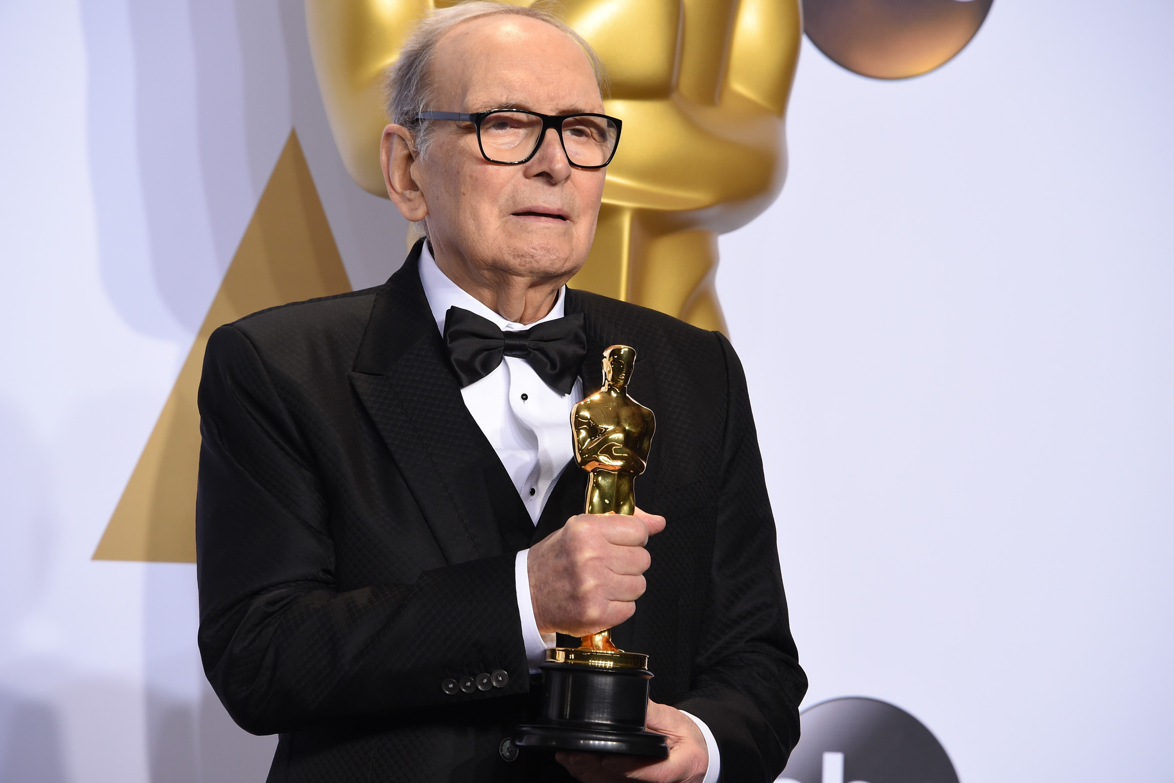 WEB ENNIO MORRICONE OSCAR 2016 © Robyn BECK – AFP