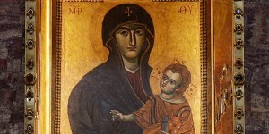 A deadly plague ended when this image was carried in procession in Rome
