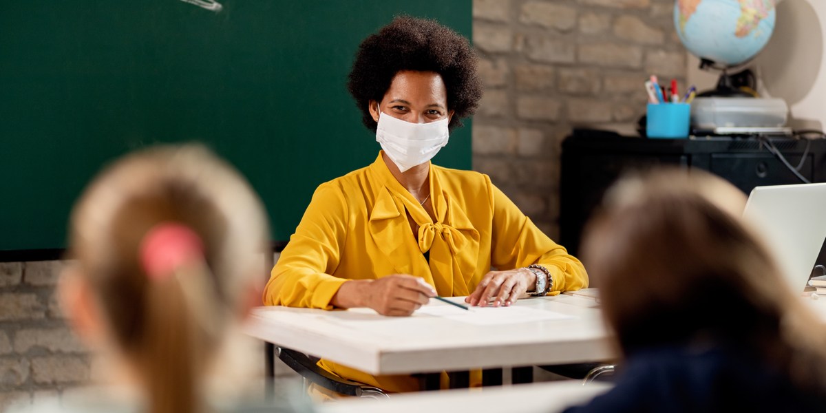 school mask