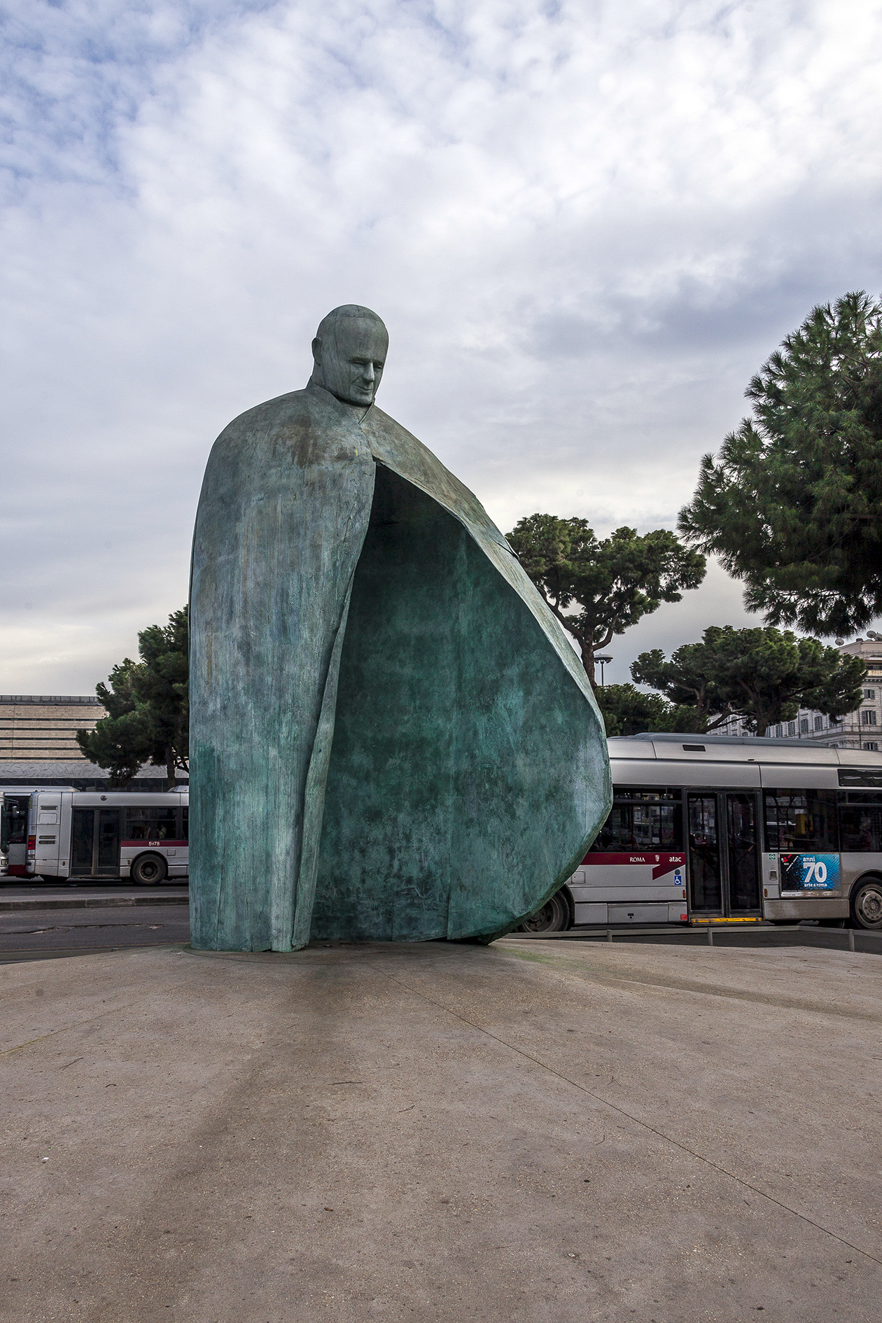 ROME; John Paul II STATUE