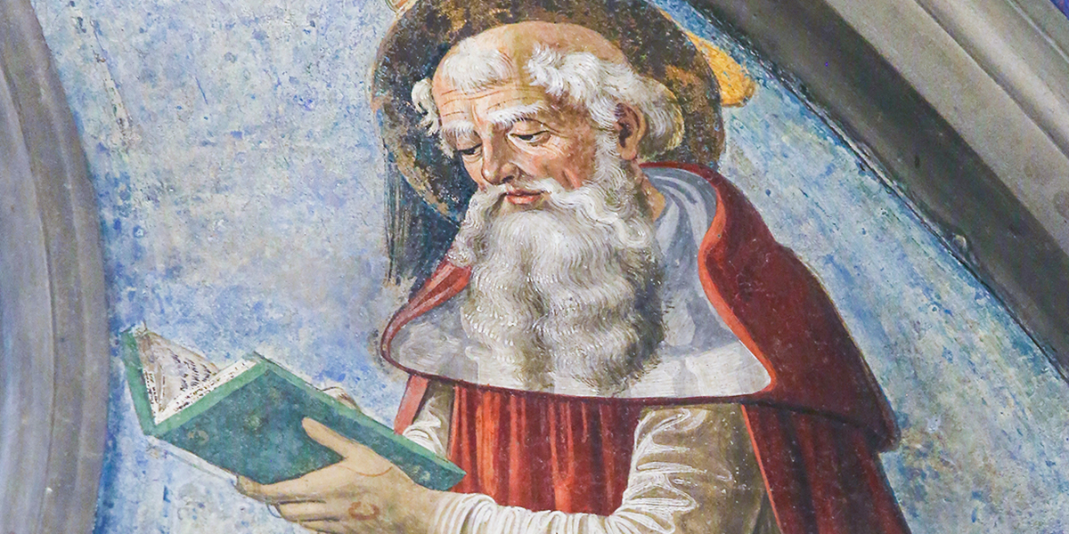 Prayer to be sustained by the Bible, like St. Jerome