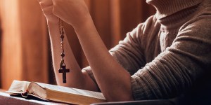 Invite a saint to pray the Rosary with you