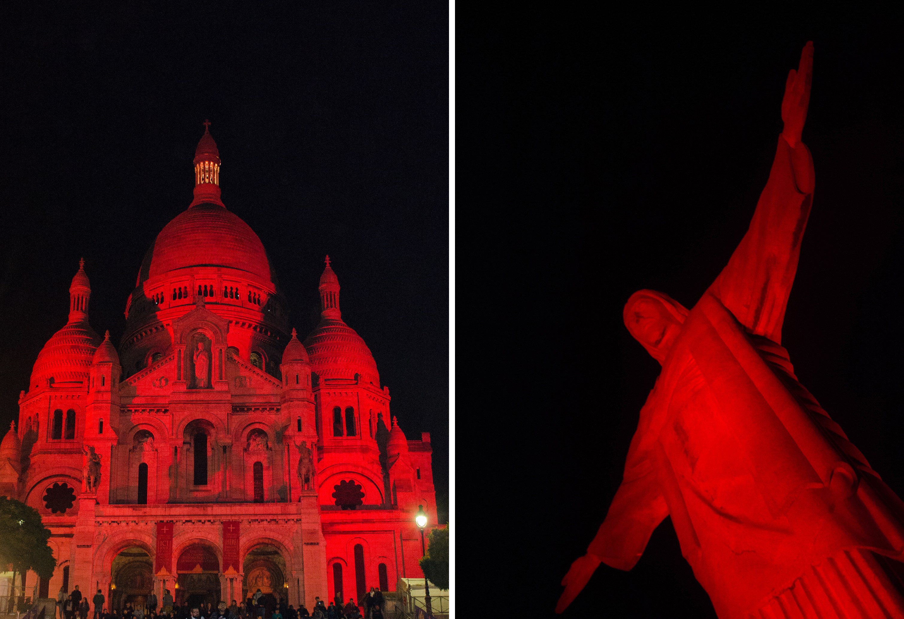 ACN Event - Illuminated Coliseum in Red