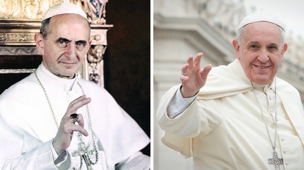 POPE FRANCIS AND POPE PAUL VI